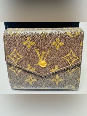 Louis Vuitton Monogram Elise Compact Wallet 884AN VINTAGE